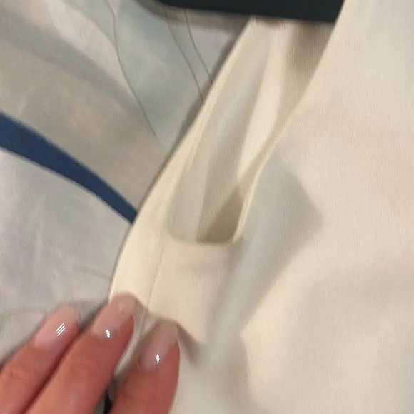 Jill Jill Stuart Dresses 4 Colorblock Plunge Gown Black/Ivory - Picture 8 of 11